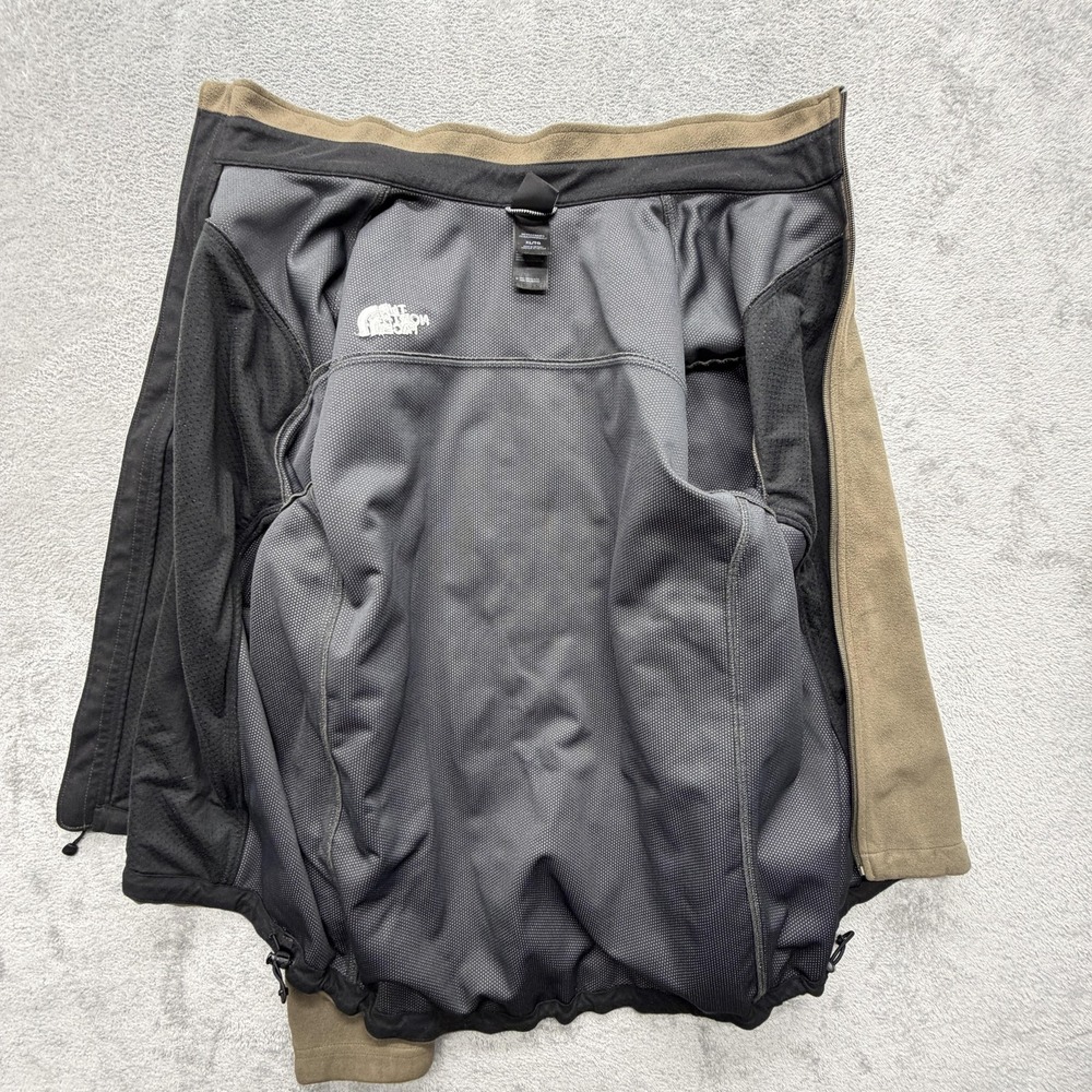 The North Face Jacket Mens XL Brown Windwall Full Zip Lined Pockets Outdoor - Picture 2 of 16